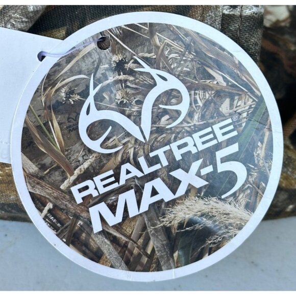 Ladies Realtree Max-5 Camo Teal Blue Baseball Cap Adjustable ONE SIZE (NWT) - Picture 7 of 10